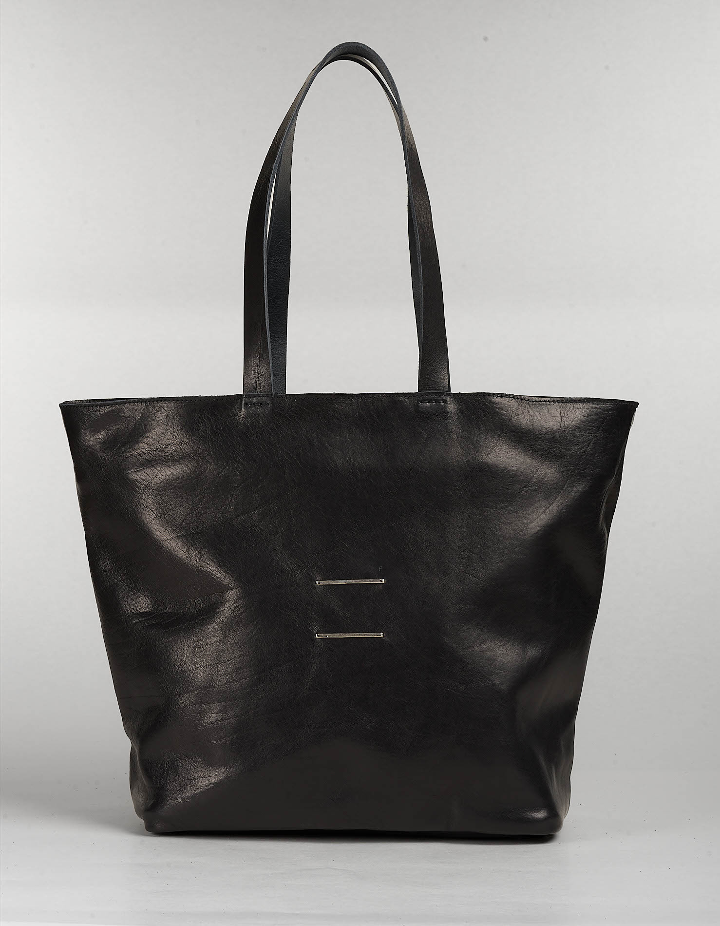 daniele basta leather and silver bags - FRONT
